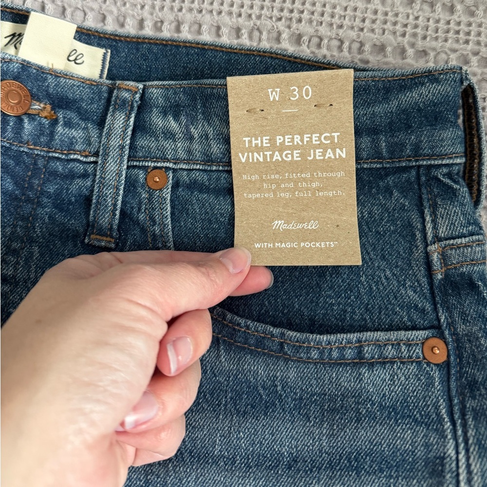 NWT Madewell Perfect Vintage Jean